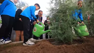Muğla'da Öğretmenler İçin Fidan Dikildi
