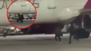 Havalimanında akılalmaz olay! Piste dalıp çalışır vaziyetteki uçağa binmeye çalıştılar