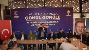 Muhtarlarla Gönül Gönüle Toplantısı