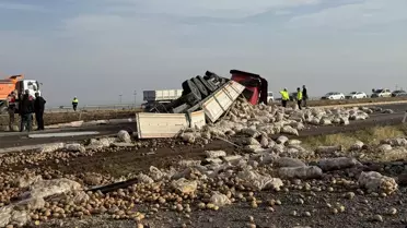 Diyarbakır-Şanlıurfa Yolunda Tır Kazası