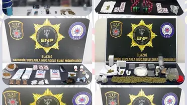 Elazığ'da Uyuşturucu Operasyonları: 19 Tutuklama