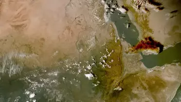 Etiyopya'da Tarihi Volkanik Patlama