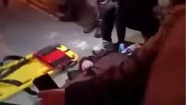 Motosiklet Sürücüsü Bekçiye Çarptı, Kaçmaya Çalışırken Yakalandı