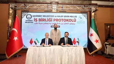 Şahinbey Belediye Başkanı Halep'te Kentsel Dönüşüm İçin İş Birliği Protokolü İmzaladı