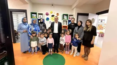 Sincan Belediye Başkanı Ercan, Öğretmenler Günü'nü Kreşlerde Kutladı