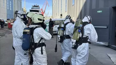 Tuzla'daki Tersanede Yat Yangını Söndürüldü