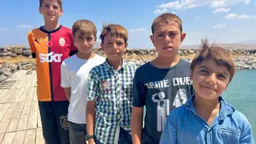 Van Gölü'nde Çocukların Saç Rengi Değişimi