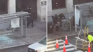 ABD'yi sarsan olaydan ilk görüntüler! Saldırgan böyle yakalandı