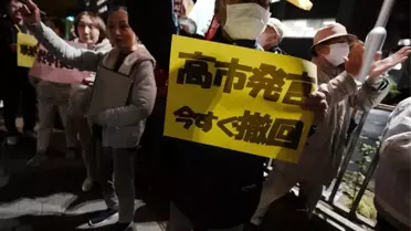 Japonya'da Taiwan Protestosu