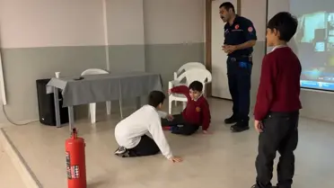 Öğrencilere Yangın Eğitimi