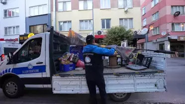 Balıkesir'de Kaldırım İşgallerine Son