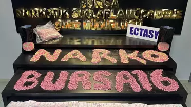 Bursa'da Uyuşturucu Operasyonu: 20 Bin Ecstasy Hap Ele Geçirildi