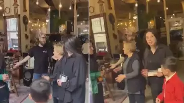 Öğretmen ve velileri kovan kafe sahibinden skandal sözler