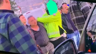 Gümüşhane'de Bıçaklı Saldırı Anları Güvenlik Kamerasında