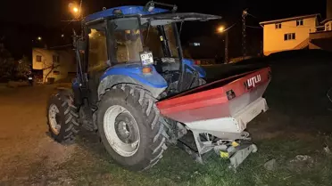 Traktör ile Makine Arasında Sıkışan Çiftçi Ağır Yaralandı