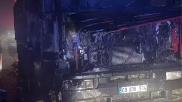 Osmaneli'nde Çekici Alev Aldı