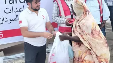 Türk Kızılay Sudan'da 1000 Battaniye Dağıttı