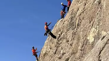 Van'da Kaya Tırmanışı Eğitimi Düzenlendi