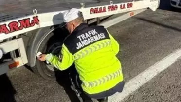 Ardahan'da Kış Lastiği Denetimi