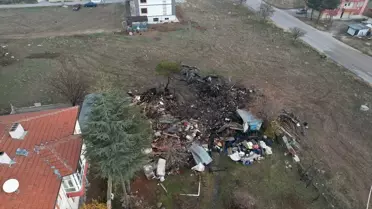 Çubuk'ta Yangın: Aile Otele Yerleştirildi