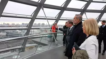 Fidan, Almanya Federal Meclisi'ni Ziyaret Etti