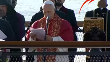 İznik'teki ayine damga vuran görüntü