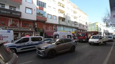 Kars'ta binada çıkan yangında 1'i çocuk 3 kişi dumandan etkilendi