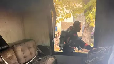 Malatya'da Konteyner Yangını