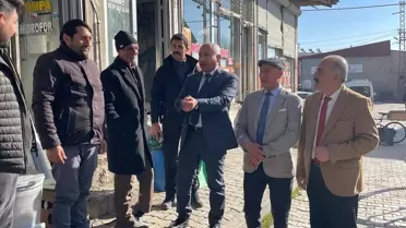 MHP Van İl Başkanı Güngöralp, Özalp ve Saray'da Esnafla Buluştu