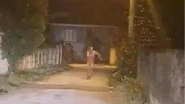 Düzce'de Dilenci Çıplak Kaçtı