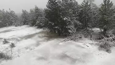 Sındırgı'da Kar Yağışı!