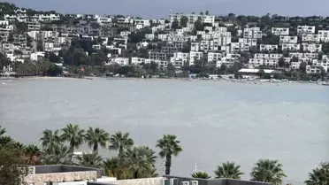 Bodrum'da Deniz Rengi Değişti