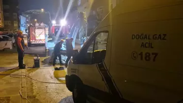 Patlamanın ardından Erzurum'da doğal gaz sızıntısı paniği
