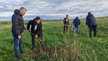 Edirne'de Kur'an kursu öğrencileri fidan dikti