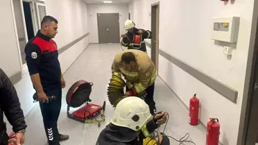 Hatay'da Devlet Hastanesinde Yangın Paniği: Hastalar Tahliye Edildi