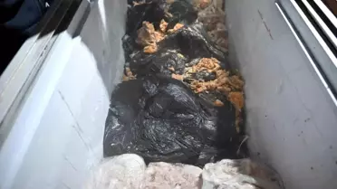 Manisa'da Hijyen Denetimleri Yoğunlaştırıldı, Sağlıksız Tavuk Etine El Konuldu