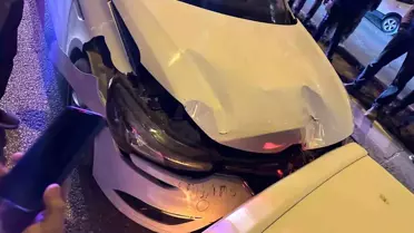 Mardin'de İki Otomobil Çarpıştı