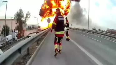 Mersin'de Tanker Yangını: Büyük Facia Önlenildi