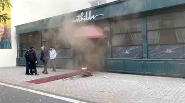 Eskişehir'de Otel Restoranında Yangın