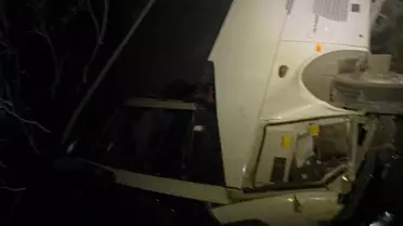 Can pazarı! Madenci servisi uçuruma yuvarlandı 