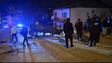 Tokat'ta Takla Atan Araçta 5 Yaralı