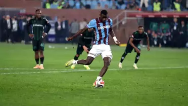 Trabzonspor ve Konyaspor 1-1 Berabere