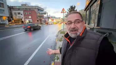 Otomobilin çarptığı yaşlı adam havada takla atıp 24 metre savruldu