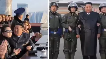 Kuzey Kore lideri Kim Jong Un, hava gücünü sahneye çıkardı