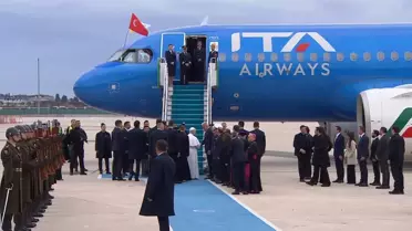 Papa 14. Leo, Lübnan'a gitmek üzere Türkiye'den ayrıldı