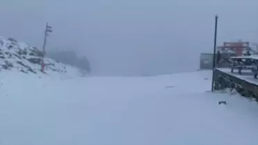 Uludağ'da Kar Yağışı Etkili