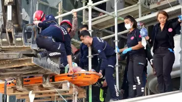 Antalya'da İnşaat İşçisi 5. Kattan Düştü