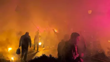 Bartın'da Derbi Öncesi Gerilim ve Yangın Paniği