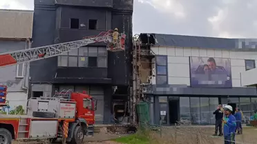 İnegöl'de Yangın: Boyahane ve Oto Galeri Zarar Gördü