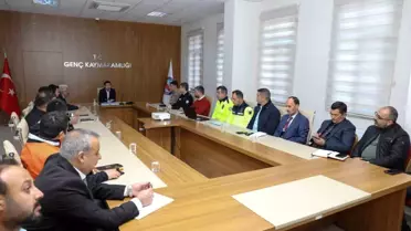 Bingöl'ün Genç İlçesinde Kış Tedbirleri Toplantısı Yapıldı